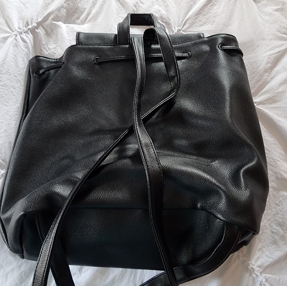Victorias secret leather like backpack. - Picture 2 of 3